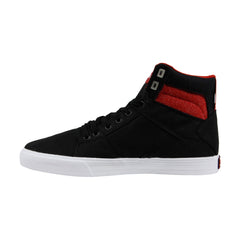 Supra Aluminum 05662-062-M Mens Black Canvas Surf Mid Top Skate