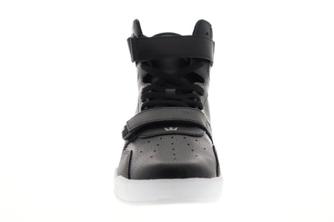 Supra Breaker 05893-071-M Mens Black Leather High Top Skate Sneakers Shoes
