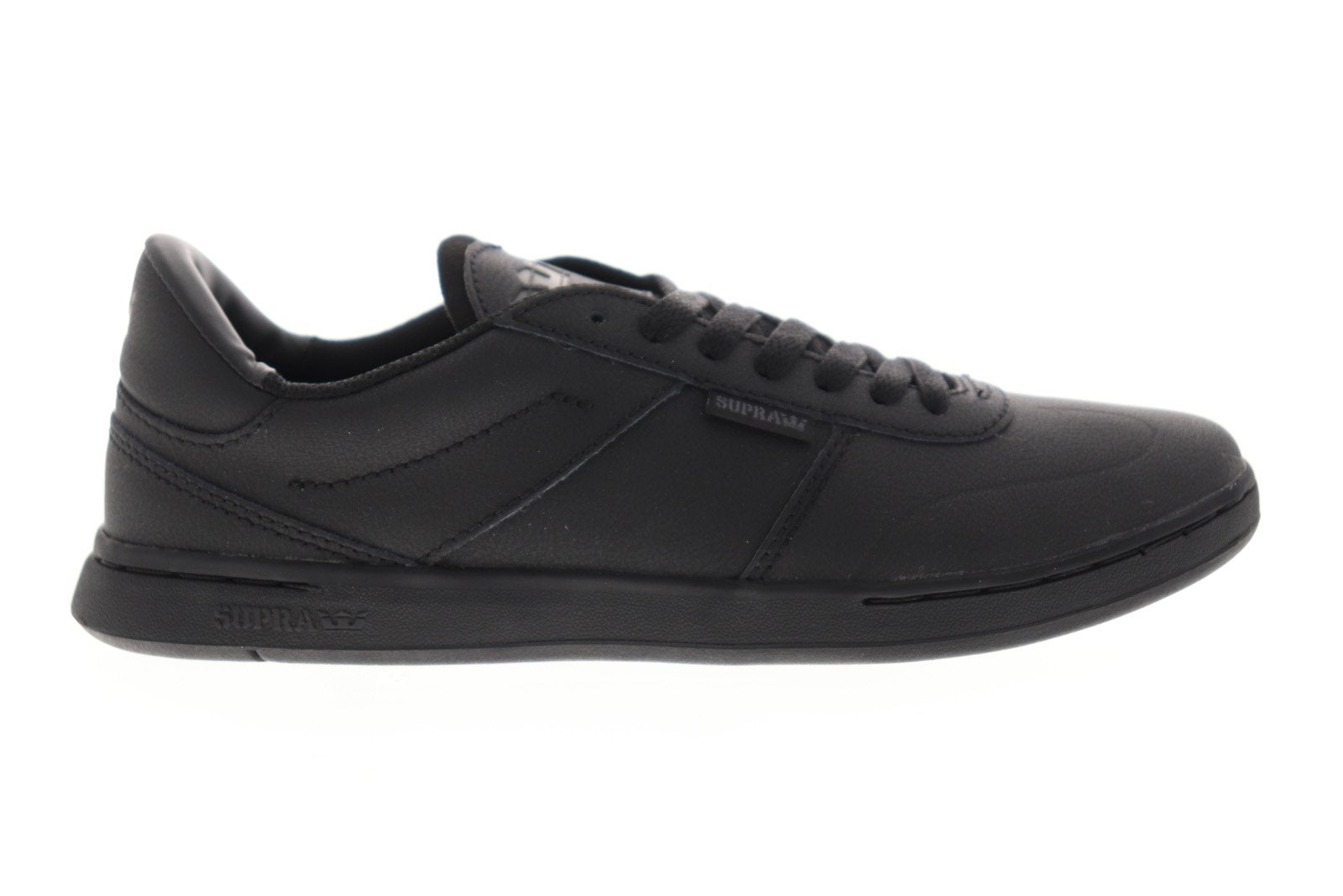 Supra Elevate 05894-010-M Mens Black Leather Low Top Skate