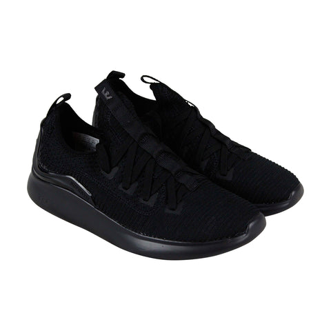 Supra Factor Mens Black Textile Low Top Lace Up Sneakers Shoes
