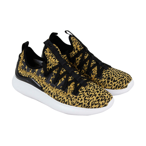 Supra Factor Mens Yellow Textile Low Top Lace Up Sneakers Shoes