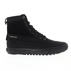 Supra Graham CW 05896-001-M Mens Black Nubuck Lace Up High Top Sneakers Shoes