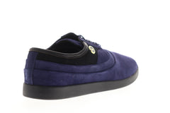 Supra Greco 05897-494-M Mens Blue Suede Lace Up Skate Sneakers