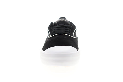 Supra Hammer VTG 06123-002-M Mens Black Suede Low Top Sneakers Shoes