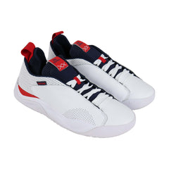 Supra Instagate Mens White Leather Low Top Sneakers Shoes