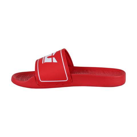 Supra Lockup 06127-601-M Mens Red Slip On Slides Sandals Shoes