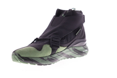 Supra Factor Endure 06374-022-M Mens Black Canvas Strap Athletic Skate Shoes