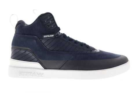 Supra Penny Pro 06567-401-M Mens Blue Suede Lace Up Low Top Sneakers Shoes