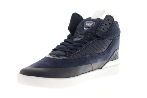 Supra Penny Pro 06567-401-M Mens Blue Suede Lace Up Low Top Sneakers Shoes