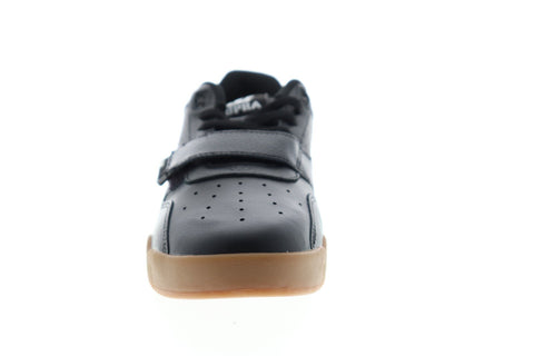 Supra Breaker Low 06577-038-M Mens Black Leather Lace Up Low Top Sneakers Shoes