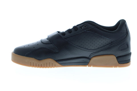 Supra Breaker Low 06577-038-M Mens Black Leather Lace Up Low Top Sneakers Shoes