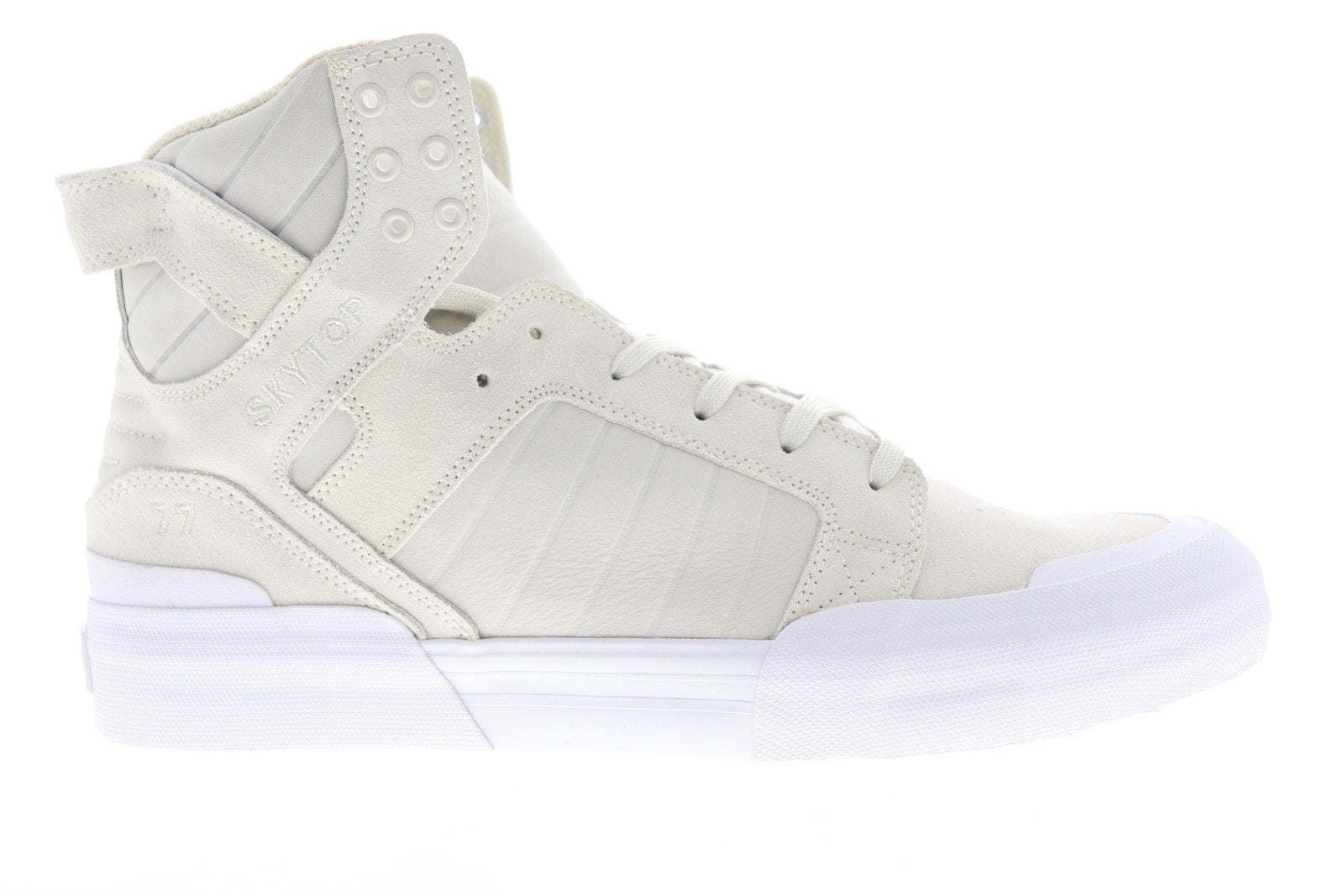 Supra Skytop 77 06578-149-M Mens White Suede High Top Skate