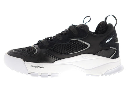 Supra Muska 2000 06582-002-M Mens Black Mesh Lace Up Athletic Skate Shoes