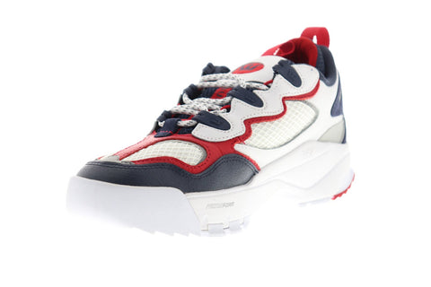 Supra Muska 2000 06582-180-M Mens White Mesh Lace Up Athletic Skate Shoes