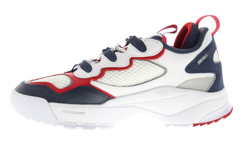 Supra Muska 2000 06582-180-M Mens White Mesh Lace Up Athletic Skate Shoes