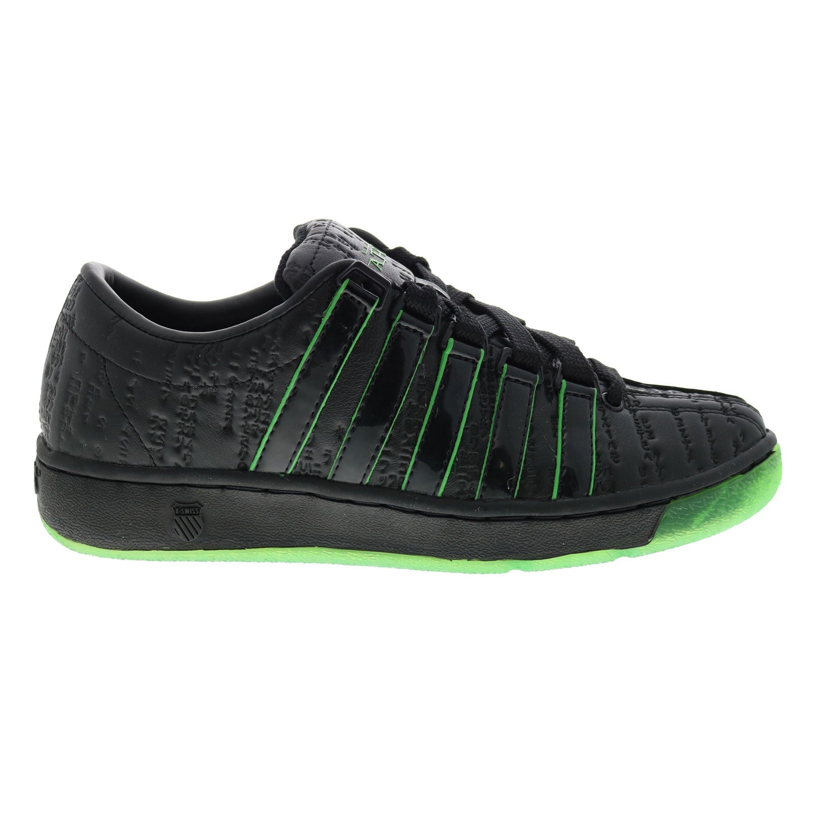 K-Swiss Classic 2000 X Matrix Mens Black Lace Up Lifestyle