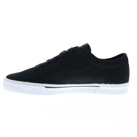 K-Swiss Port 06998-044-M Mens Black Canvas Lace Up Lifestyle Sneakers Shoes