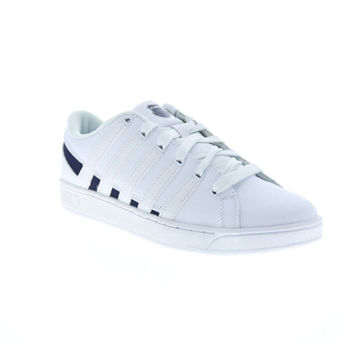 K-Swiss Ramli Court 06999-916-M Mens White Leather Lifestyle Sneakers Shoes