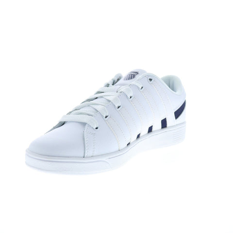 K-Swiss Ramli Court 06999-916-M Mens White Leather Lifestyle Sneakers Shoes