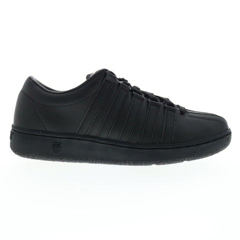 K-Swiss Classic Lx 07161-001-M Mens Black Leather Lifestyle Sneakers Shoes