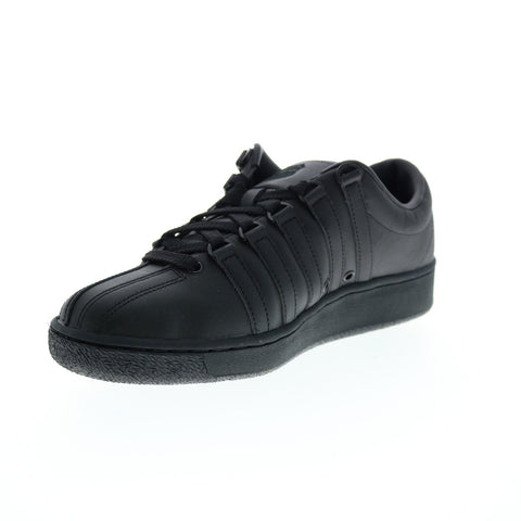 K-Swiss Classic Lx 07161-001-M Mens Black Leather Lifestyle Sneakers Shoes