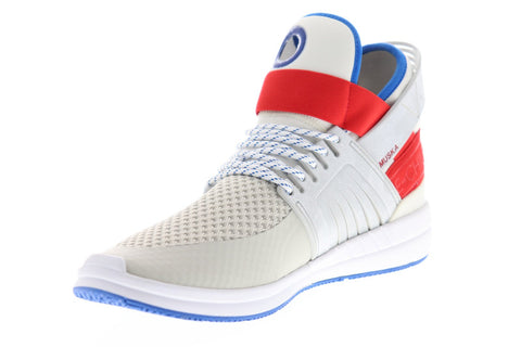 Supra Skytop V 08032-092-M Mens Gray Mesh Athletic Lace Up Skate Shoes