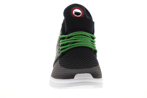 Supra Skytop V 08032-094-M Mens Black Mesh Athletic Lace Up Skate Shoes