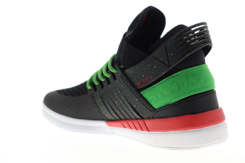 Supra Skytop V 08032-094-M Mens Black Mesh Athletic Lace Up Skate Shoes