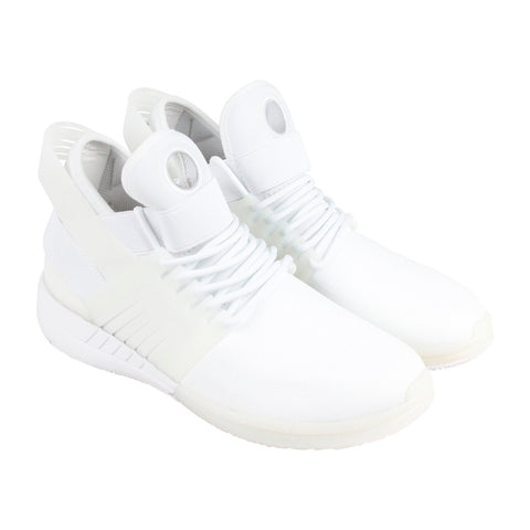Supra Skytop V 08032-100-M Mens White Leather Athletic Gym Cross Training Shoes