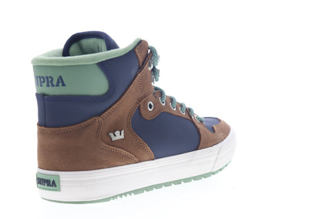 Supra Vaider Cold Weather 08043-436-M Mens Blue High Top Sneakers Shoes