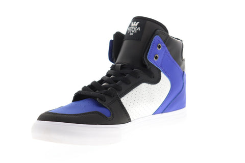 Supra Vaider 08044-475-M Mens Blue Synthetic Lace Up High Top Sneakers Shoes