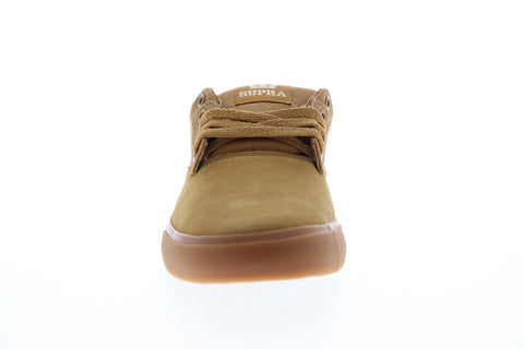Supra Chino 08051-278-M Mens Brown Suede Lace Up Low Top Sneakers Shoes