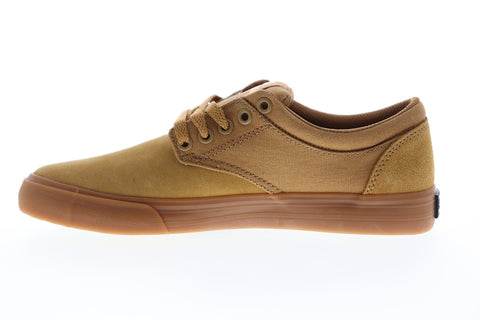 Supra Chino 08051-278-M Mens Brown Suede Lace Up Low Top Sneakers Shoes