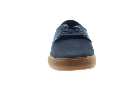 Supra Chino 08051-468-M Mens Blue Suede Low Top Lace Up Skate Sneakers Shoes