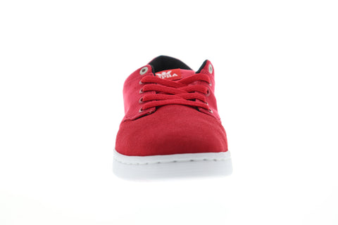 Supra Chino Court 08058-655-M Mens Red Suede Low Top Skate Sneakers Shoes