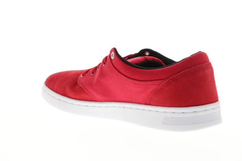 Supra Chino Court 08058-655-M Mens Red Suede Low Top Skate Sneakers Shoes