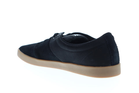 Supra Stacks II 08183-055-M Mens Black Suede Low Top Skate Sneakers Shoes