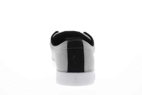 Supra Stacks II Mens Gray Canvas Athletic Lace Up Skate Shoes