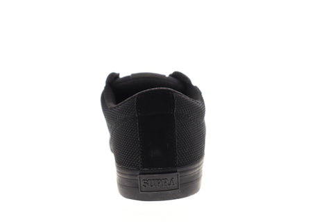 Supra Stacks Vulc II 08193-001-M Mens Black Suede Low Top Skate Sneakers Shoes