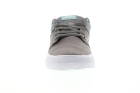 Supra Stacks II Vulc 08194-063-M Mens Gray Canvas Low Top Skate Sneakers Shoes