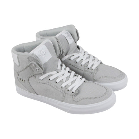 Supra Skytop Mens Black Suede Athletic Lace Up Skate Shoes