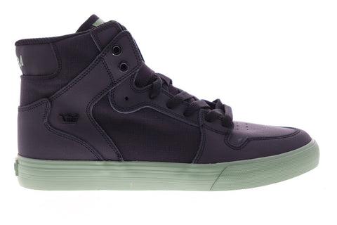 Supra Vaider Mens Black Synthetic High Top Lace Up Sneakers Shoes