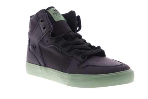 Supra Vaider Mens Black Synthetic High Top Lace Up Sneakers Shoes
