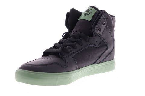 Supra Vaider Mens Black Synthetic High Top Lace Up Sneakers Shoes