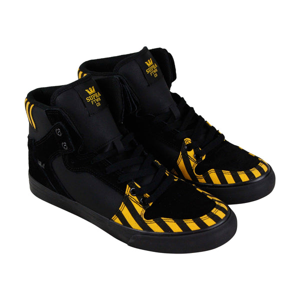 Supra Vaider 08206-821-M Mens Black Suede Surf High Top Skate