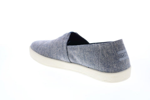 Toms Avalon 10011000 Mens Blue Canvas Loafers & Slip Ons Casual Shoes