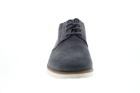 Toms Preston 10011586 Mens Gray Nubuck Oxfords & Lace Ups Plain Toe Shoes