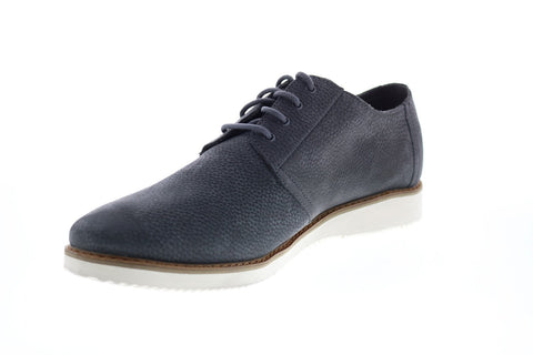 Toms Preston 10011586 Mens Gray Nubuck Oxfords & Lace Ups Plain Toe Shoes