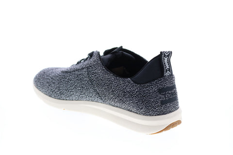 Toms Cabrillo 10012420 Womens Black Canvas Lace Up Lifestyle Sneakers Shoes