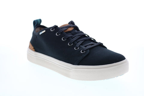 Toms TRVL Lite Low 10012532 Mens Black Canvas Lace Up Lifestyle Sneakers Shoes